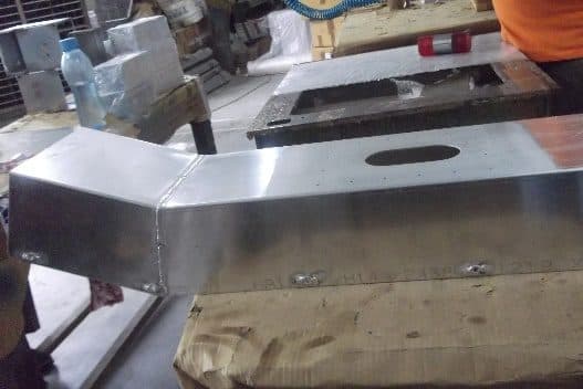 Large formed sheet-metal part